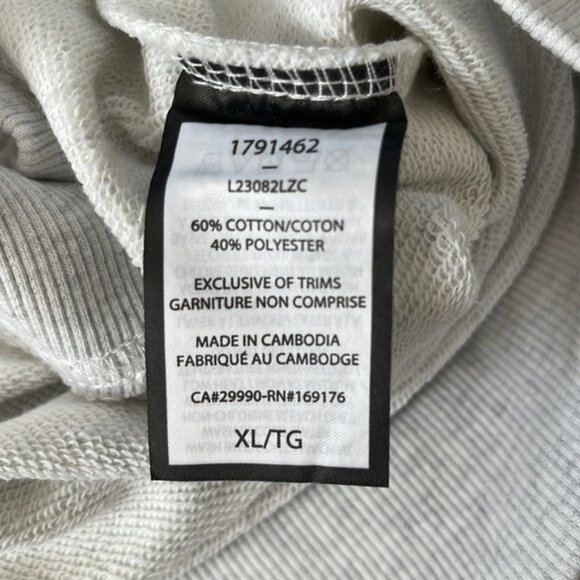 XL LAZYPANTS Women's French Terry Quarter Zip Sweatshirt - Picture 3 of 5